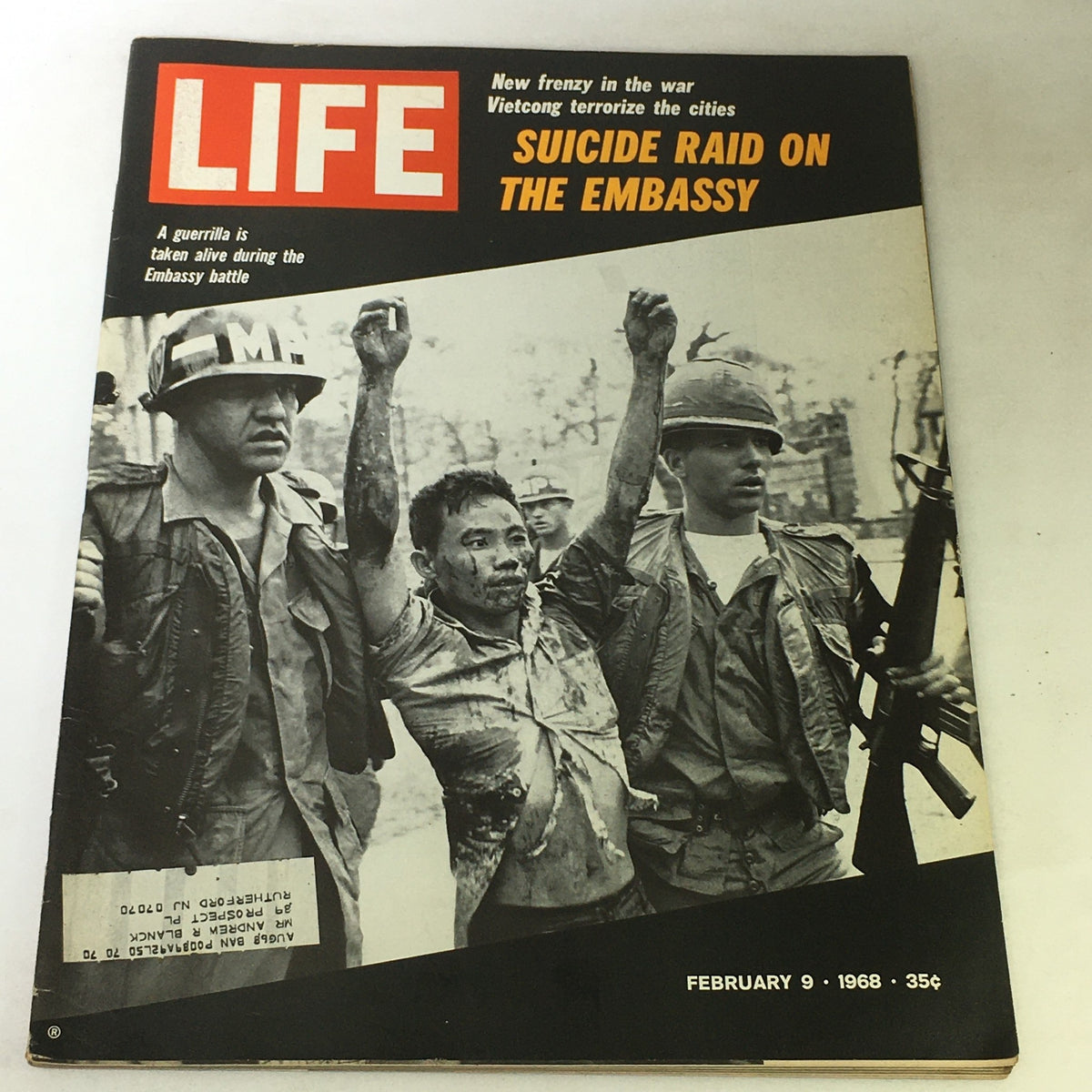 Life Magazine February 9, 1968 - Vietnam War Insight: Vietcong Terrorize Cities