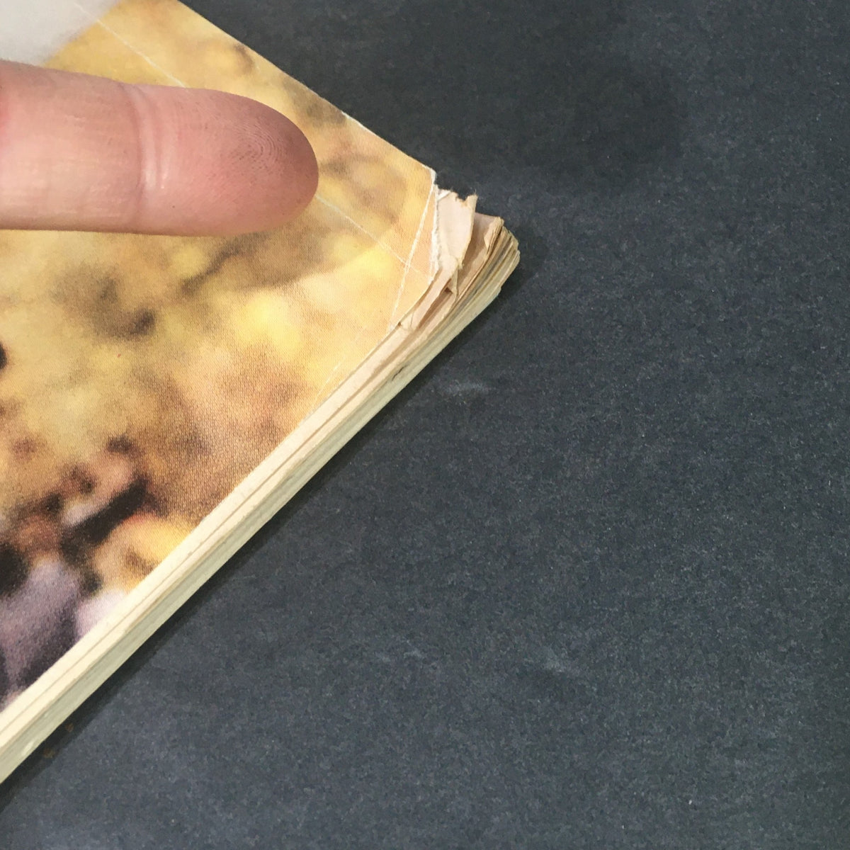 Close-up of the edge of the VTG Life Magazine December 6, 1963, showing minor wear and tear, indicative of its vintage condition.