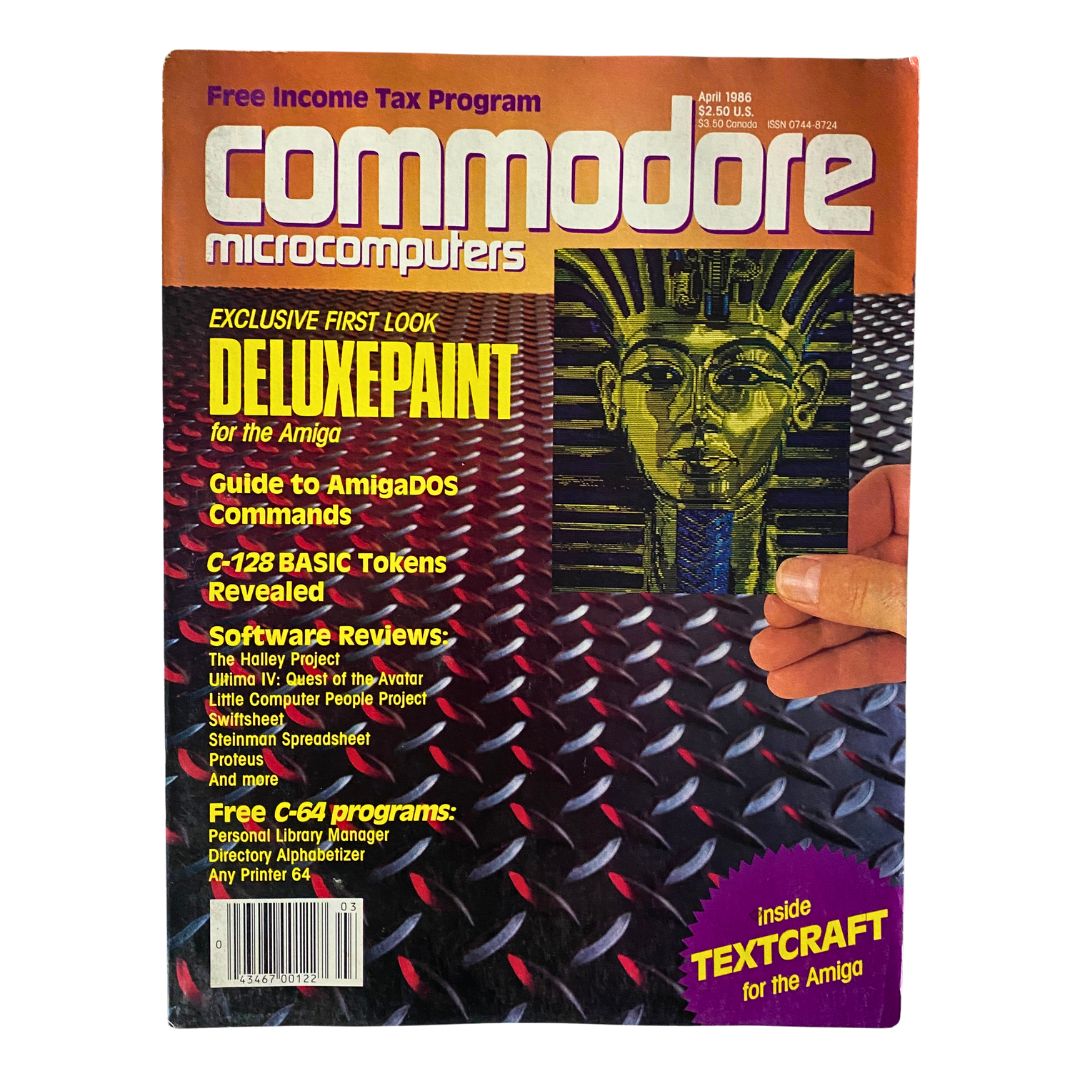 Microcomputers Magazine Commodore Microcomputers Magazine April 1986