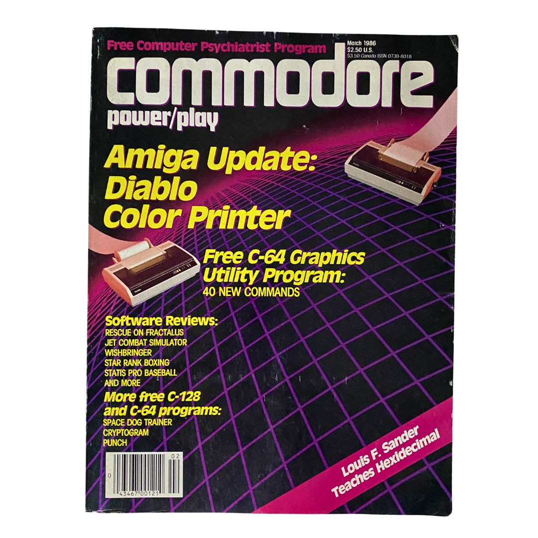 Microcomputers Magazine Commodore Microcomputers March 1986 Magazine