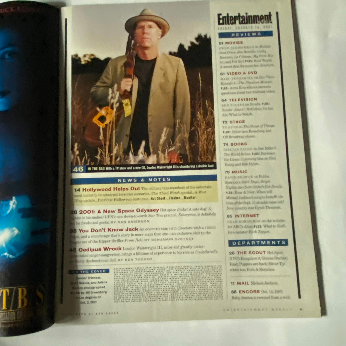 Entertainment Weekly Magazine October 19 2001 Star Trek Lives No Label VG