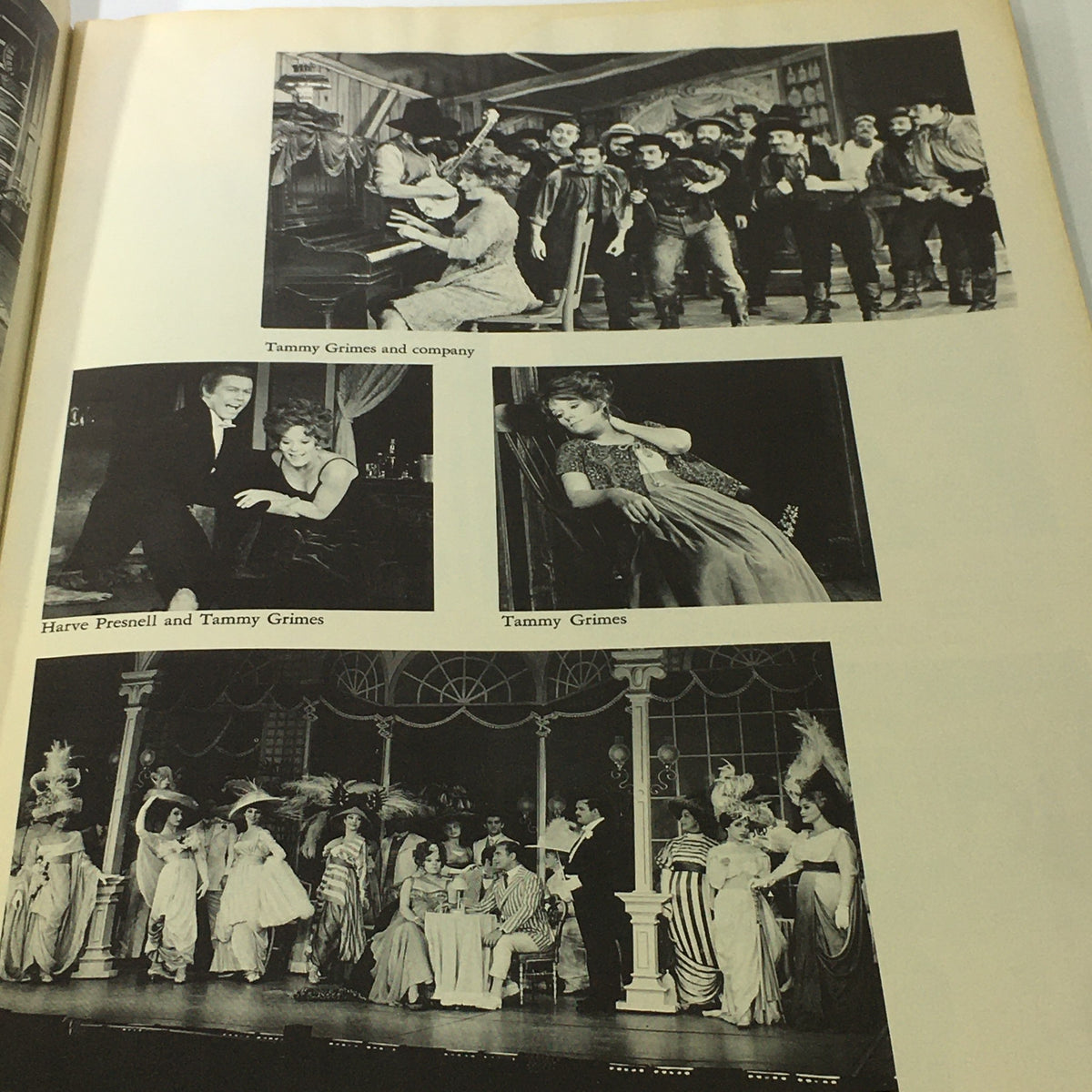 Images of Tammy Grimes and scenes from the VTG Broadway Theatre Annual 1961-1962 - My Fair Lady / The Sound of Music.