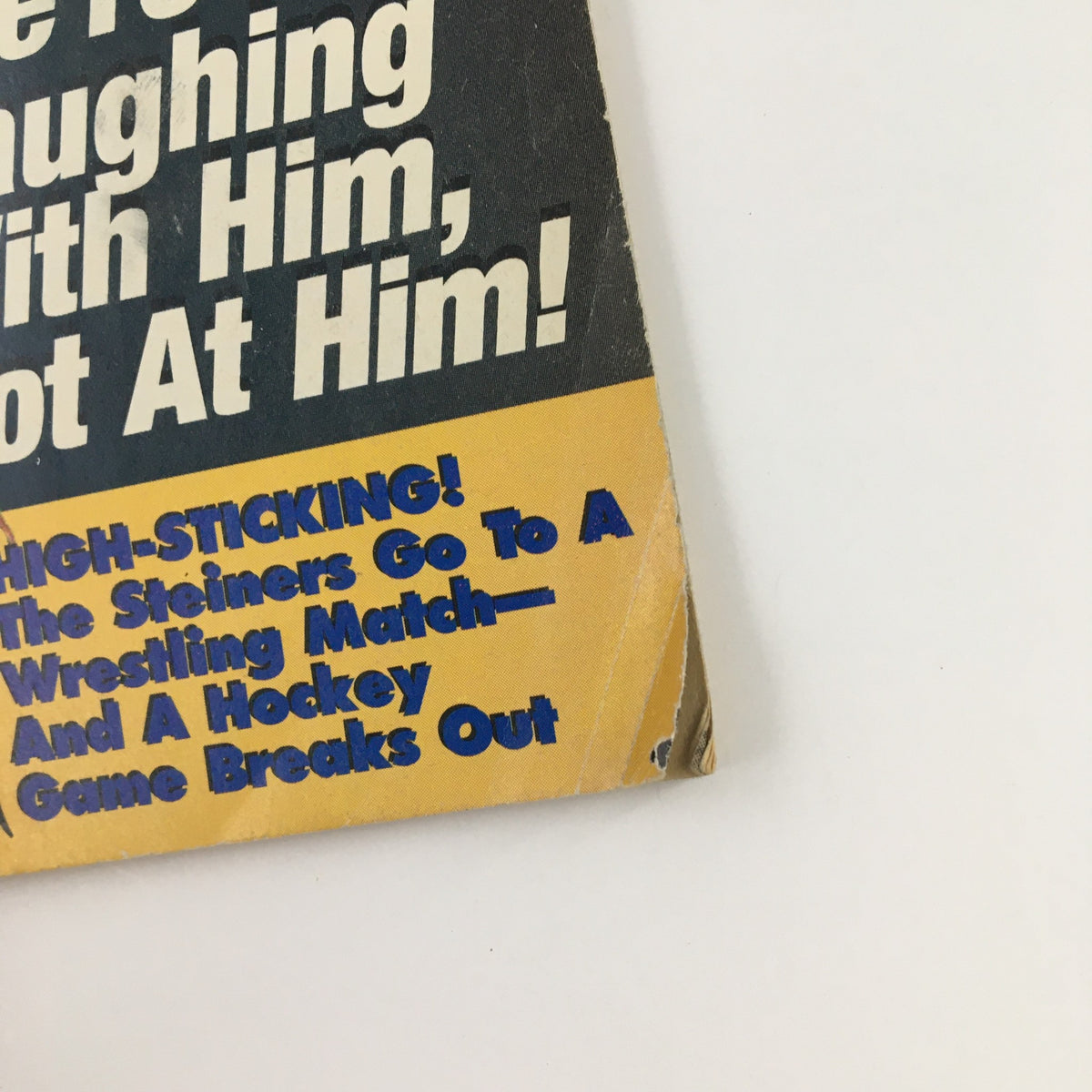 Close-up of the Pro Wrestling Illustrated Magazine January 1994 showing text about Doink the Clown and a wrestling feature.