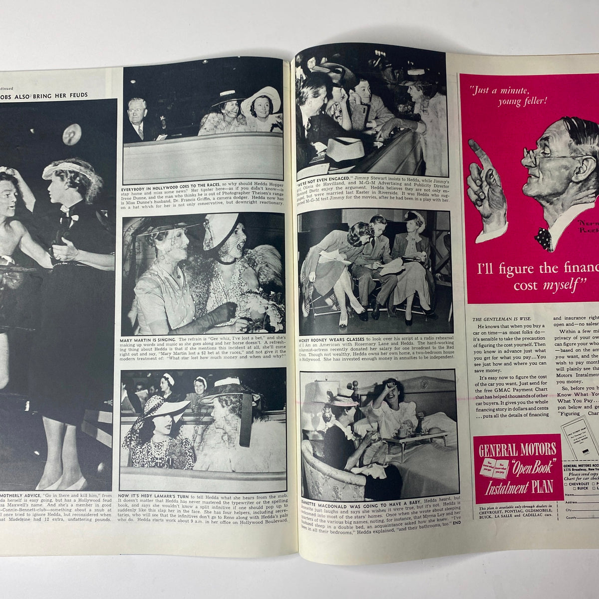 A vintage magazine spread featuring social events and parties, showcasing various glamorous attendees. The images include women in elegant dresses and men in suits enjoying a lively atmosphere. This is from Look Magazine September 10, 1940, featuring Wendell Wilkie and Franklin Roosevelt.
