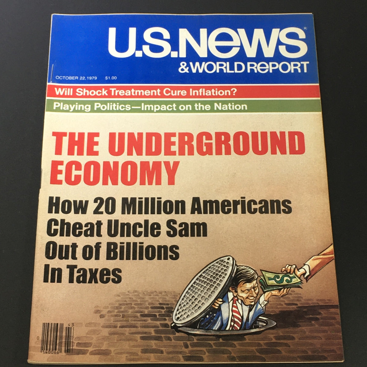 Vintage US News & World Report Magazine October 22 1979 - The Underground Economy