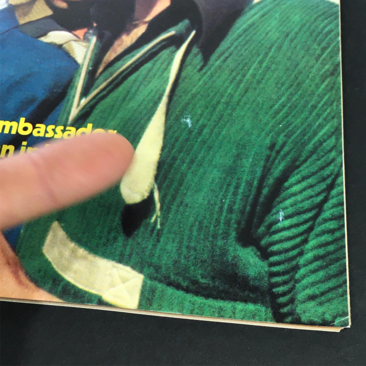 Close-up of the cover of VTG Newsweek Magazine February 26 1979, highlighting U.S. Ambassador William H. Sullivan, with details of minor wear visible.