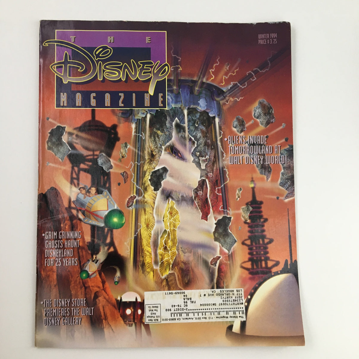 Disney Magazine Winter 1994 Aliens Vintage