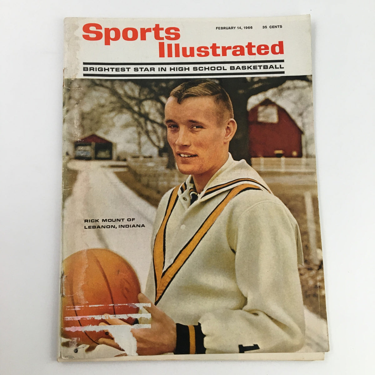 Sports Illustrated Magazine February 14 1966 Rick Mount of Lebanon, Indiana