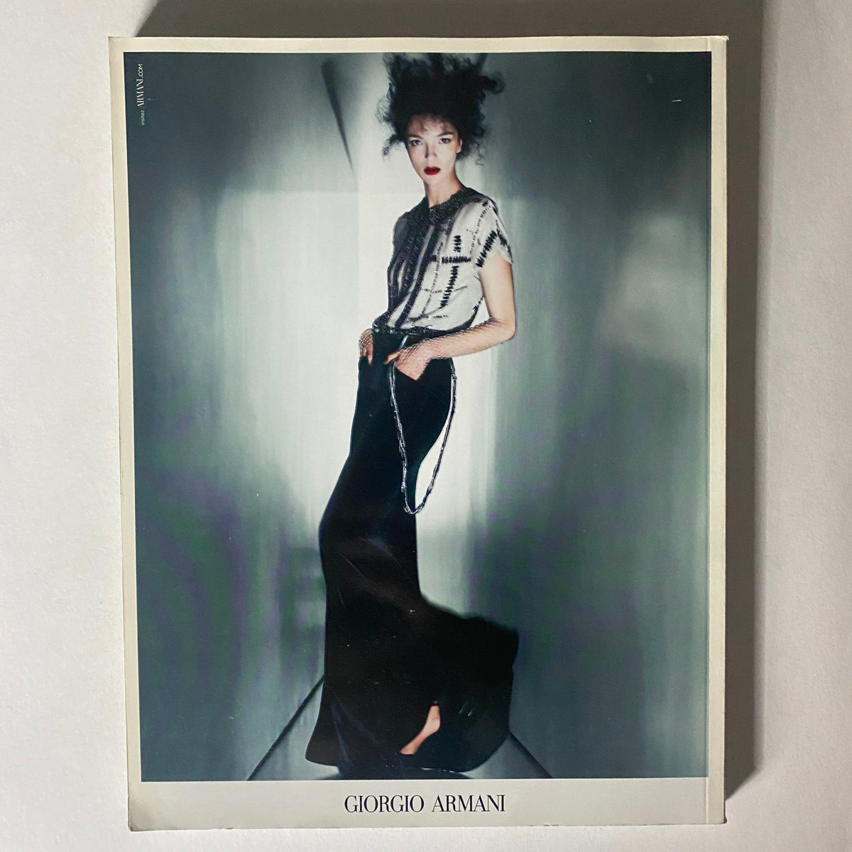 Cover of Numéro Magazine September 2013 No. 146 featuring a striking fashion image styled by Giorgio Armani, displaying a glamorous model.