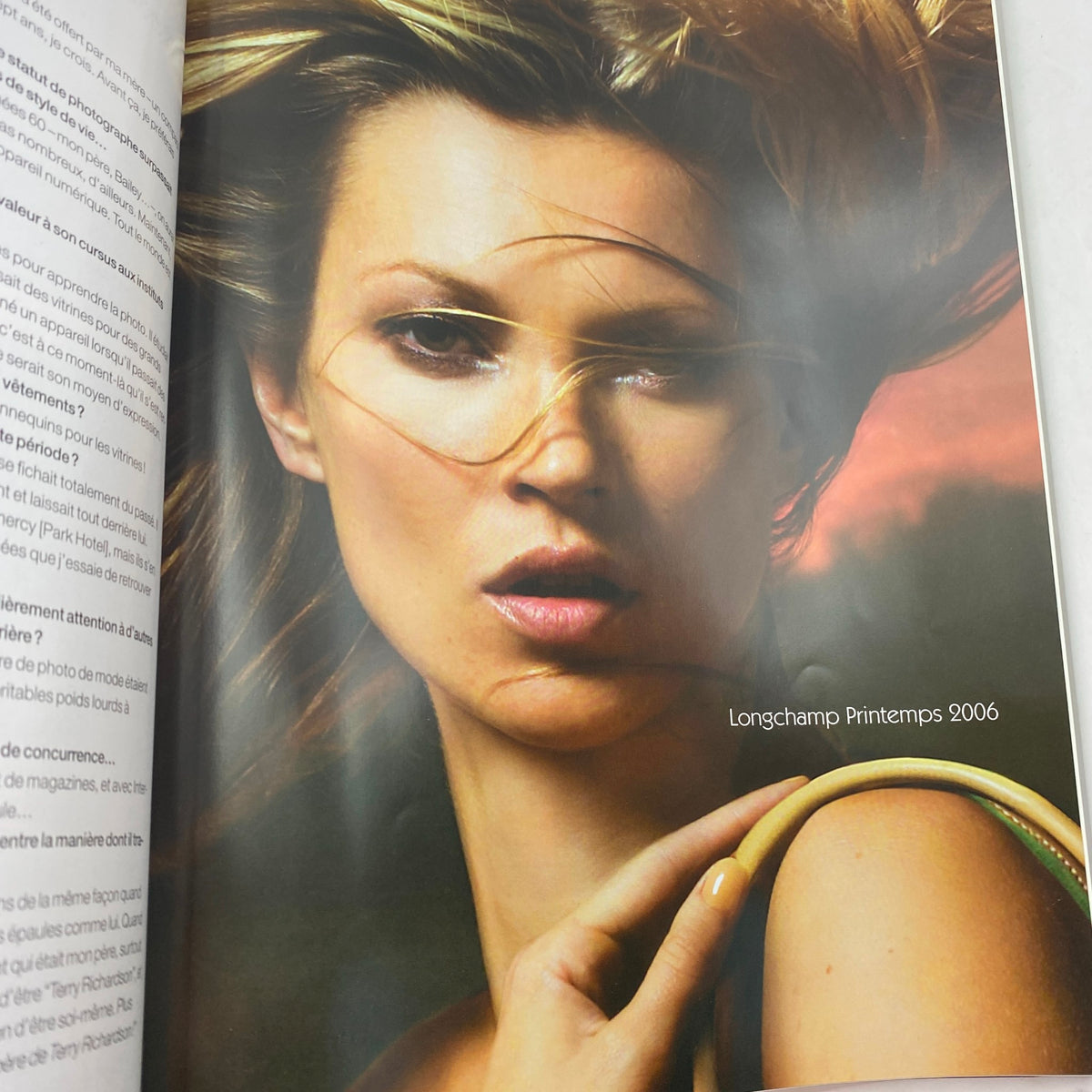 Numéro Magazine March 2006 No. 71 Leah de Wavrin Cover featuring a striking close-up of a model with flowing hair, embodying early 2000s fashion aesthetics.