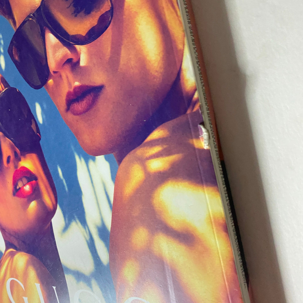 Detail of the spine of i-D Magazine Winter 2011 No. 316, displaying vibrant colors and the magazine's title, capturing the essence of contemporary fashion.