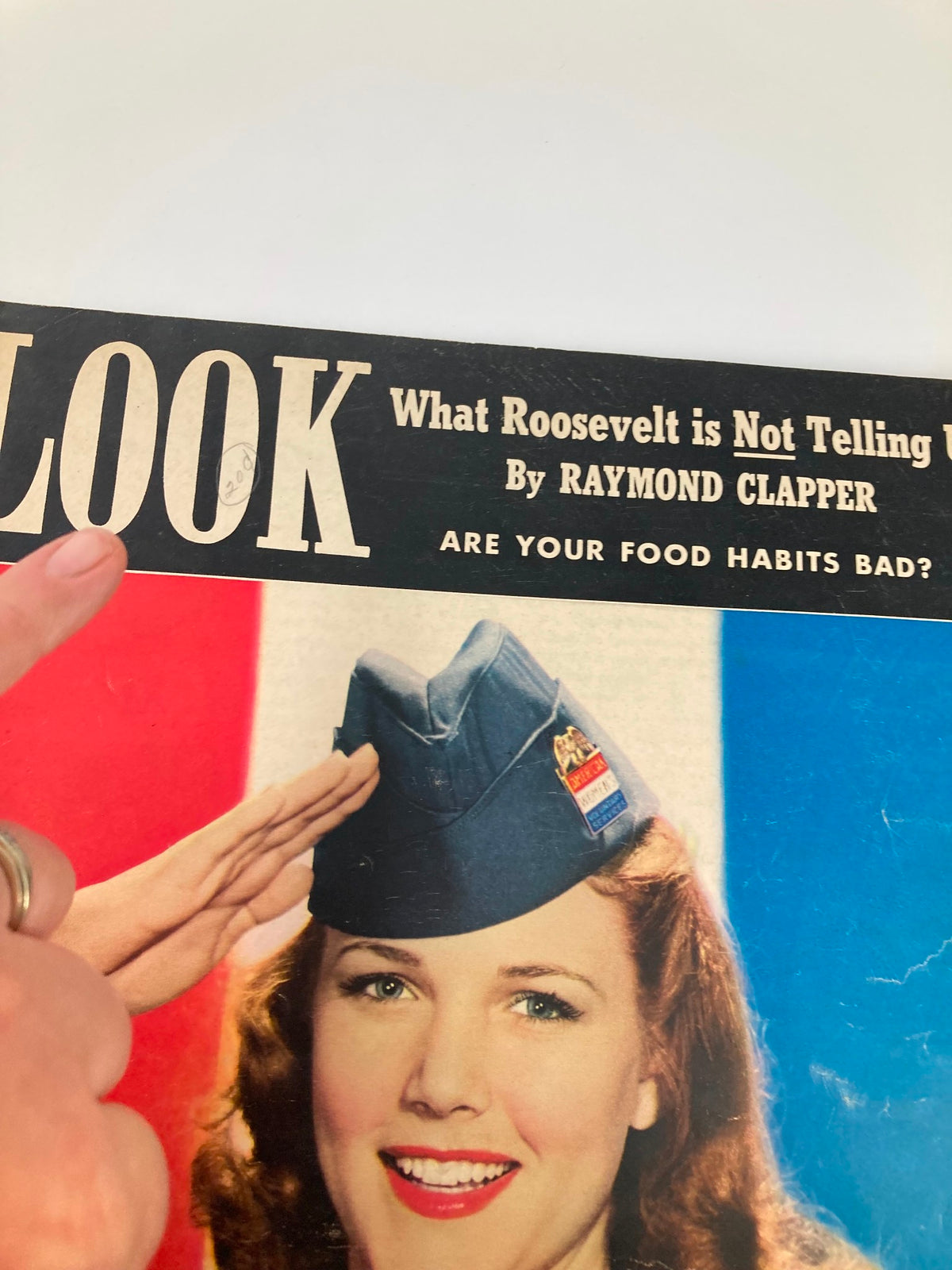 Vintage Look Magazine December 2 1941 Barbara Britton Women's Volunteer No Label