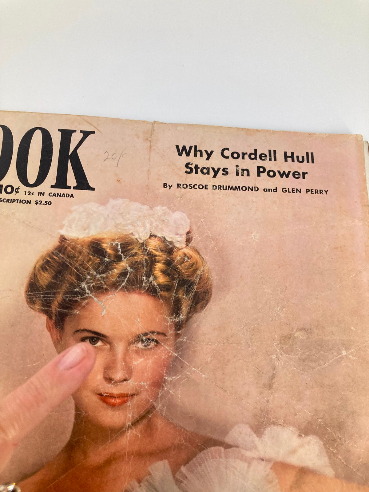 Vintage Look Magazine November 16 1943 Shirley Temple and Photoquiz No Label