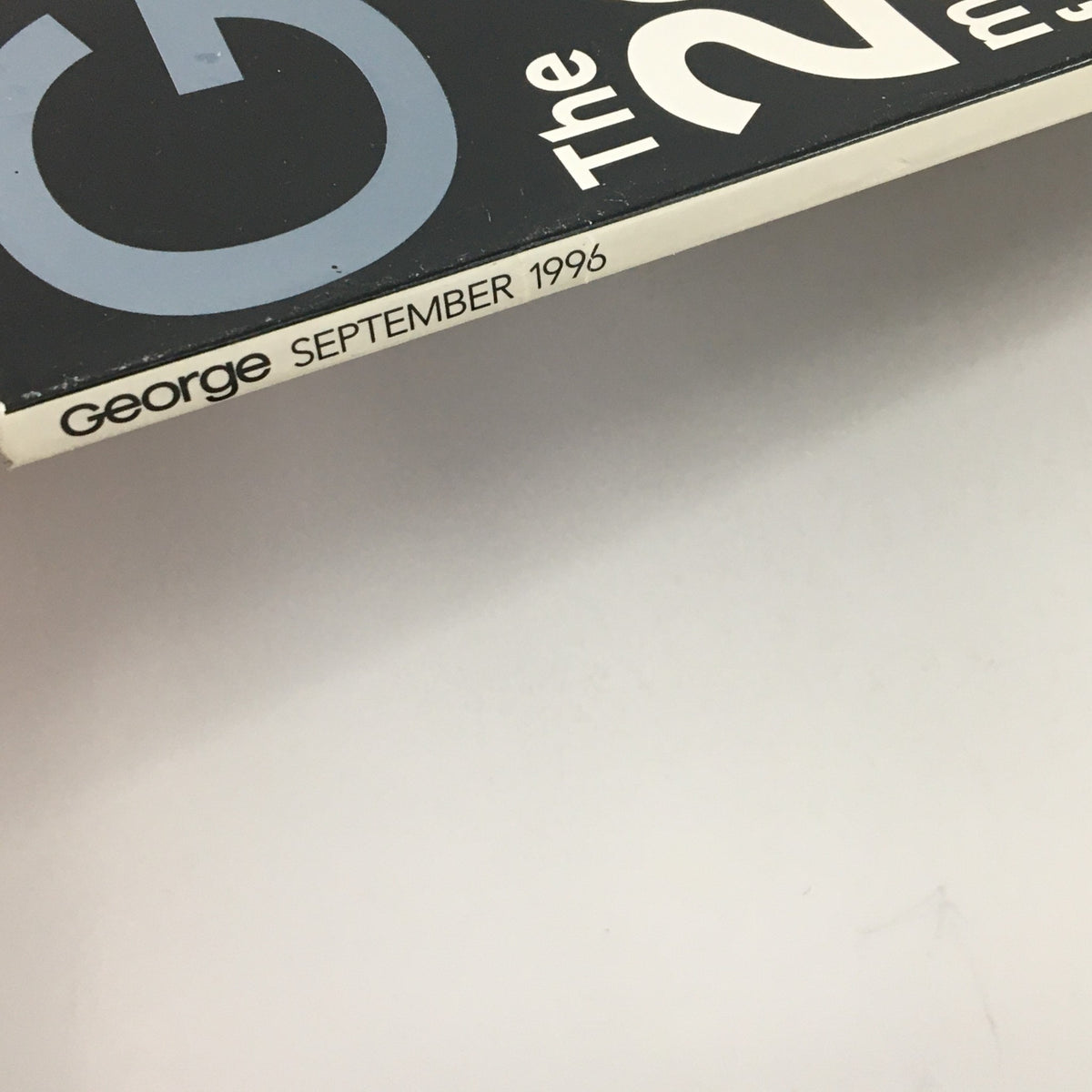 Spine of George Magazine September 1996 showing the title with publication date, reflecting its vintage magazine appeal.