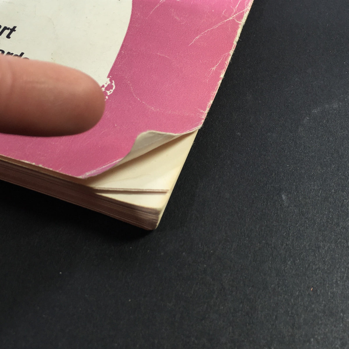 Top edge view of VTG High Fidelity Music Magazine November 1960 showcasing wear and minor damages.