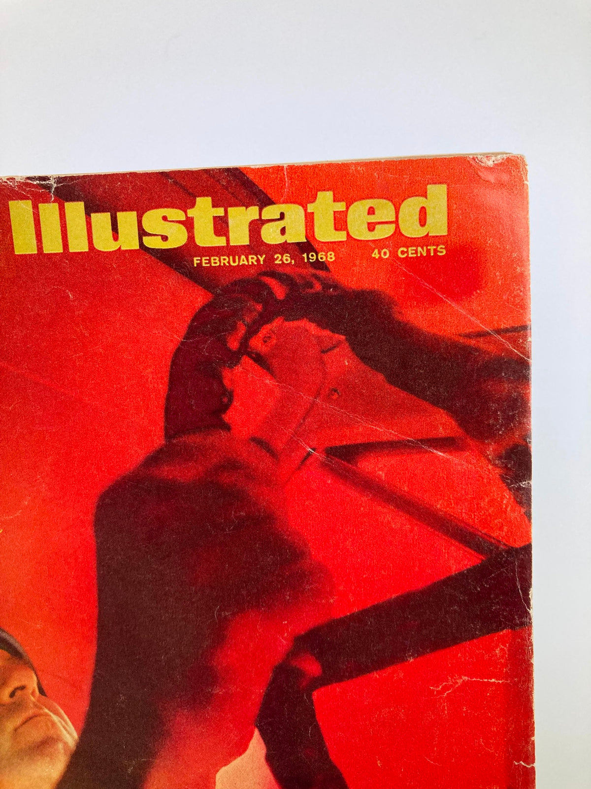 Top section of the Sports Illustrated Magazine cover from February 26, 1968, highlighting the date and price.