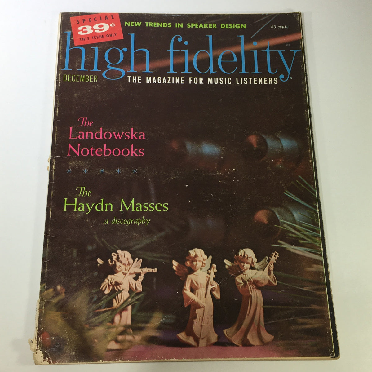 Cover of the VTG High Fidelity Music Magazine from December 1964 featuring The Landowska Notebooks and The Haydn Masses discography.