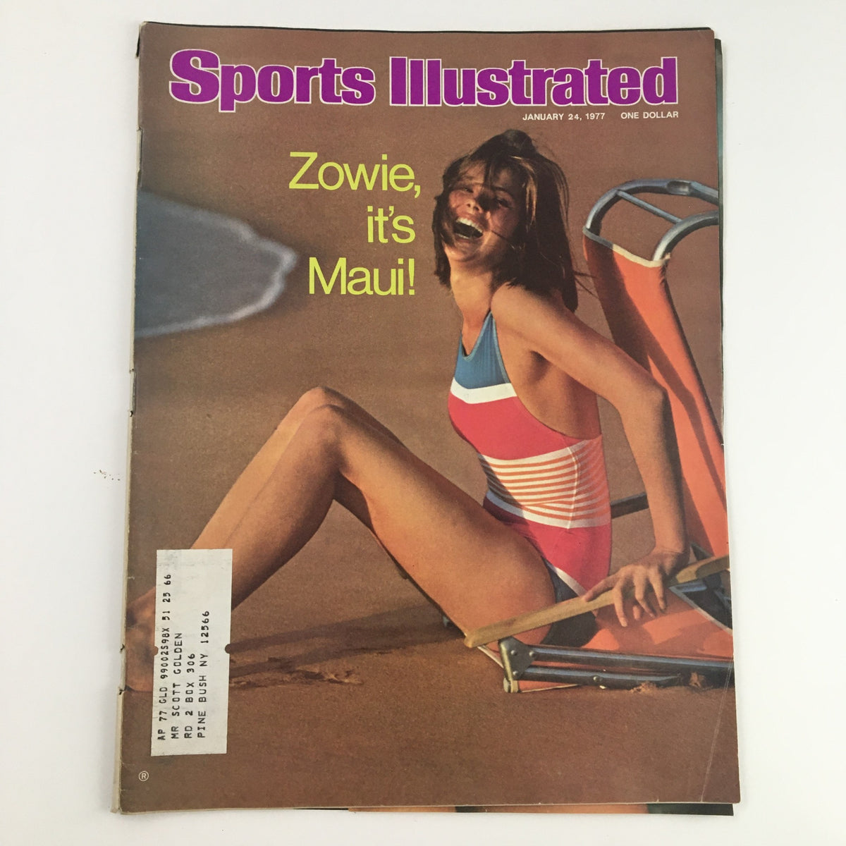 Sports Illustrated Magazine January 24 1977 Lena Kansbod & Lowdown on Alohaland