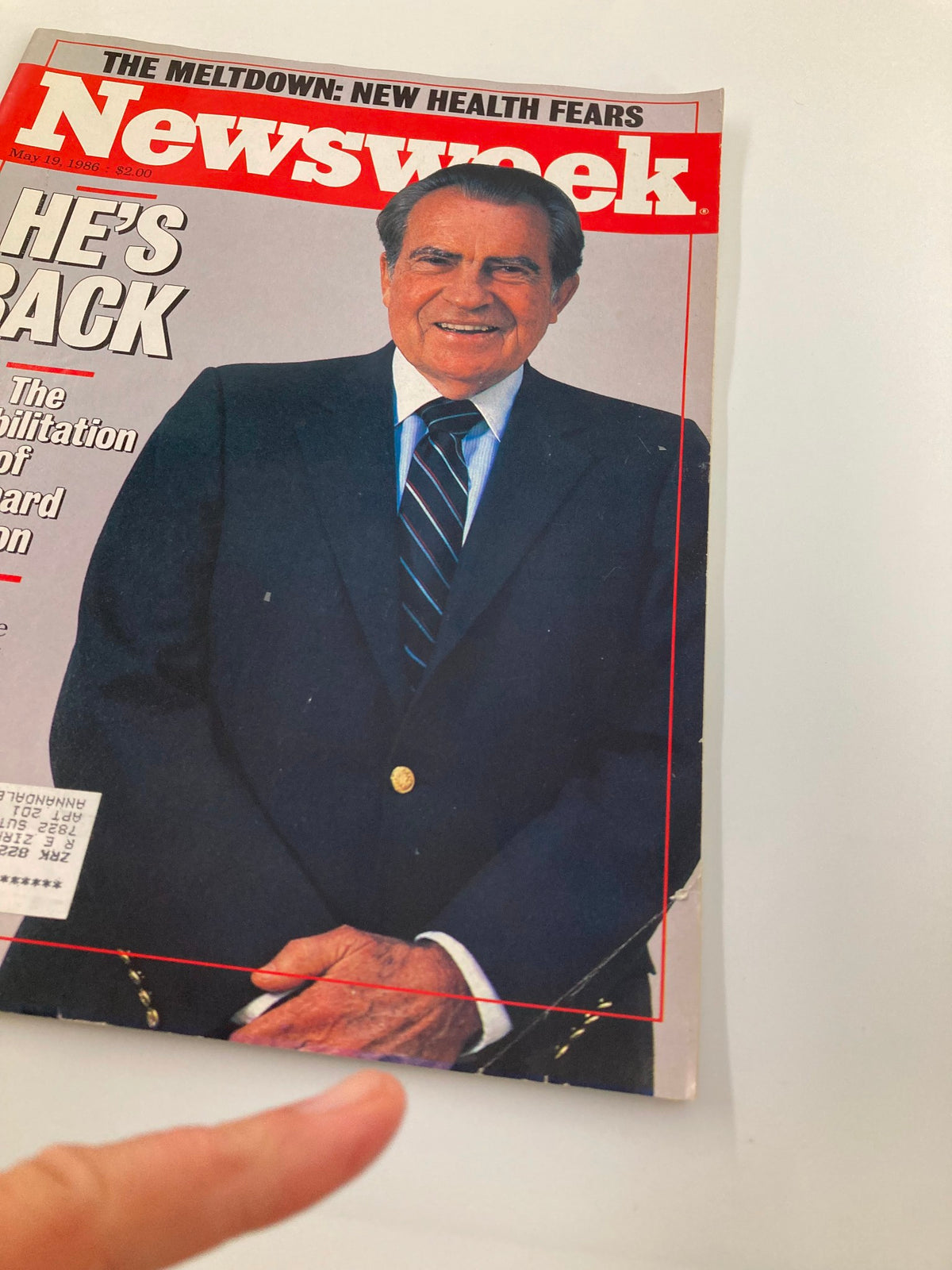 Vintage Newsweek Magazine May 19 1986 The Rehabilitation of Richard Nixon