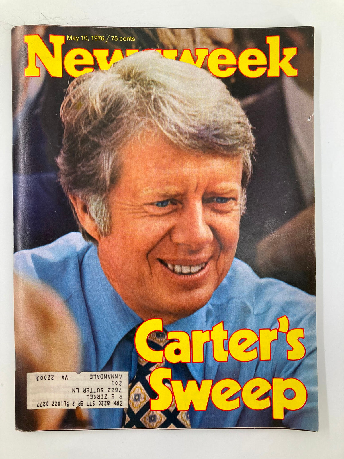 Vintage Newsweek Magazine May 10 1976 Jimmy Carter's Sweep