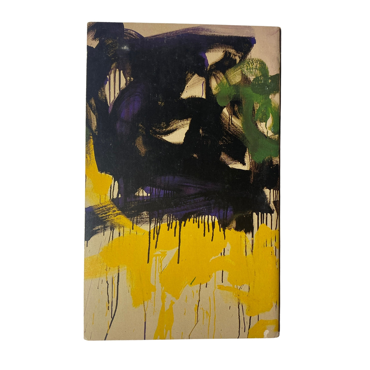 Cover art of The Paris Review Magazine Spring 1991 No. 118 featuring abstract painting in black, green, and yellow colors.