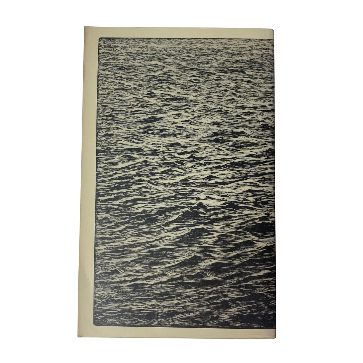 Back cover of The Paris Review Magazine Fall 1992 No. 124, showcasing a textured ocean surface design, complementing the magazine’s literary theme.