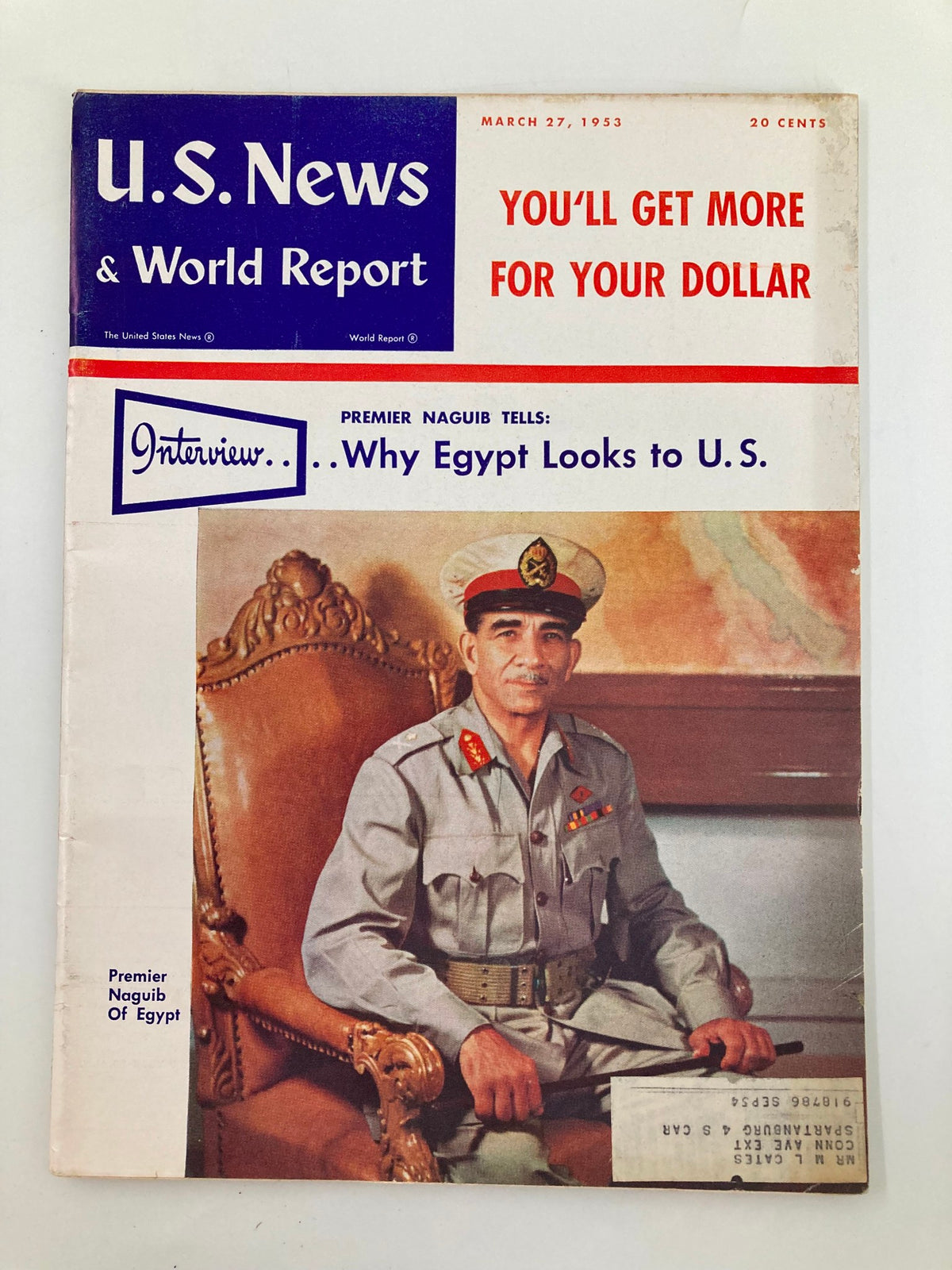 US News & World Report Magazine March 27 1953 You'll Get More For Your Dollar