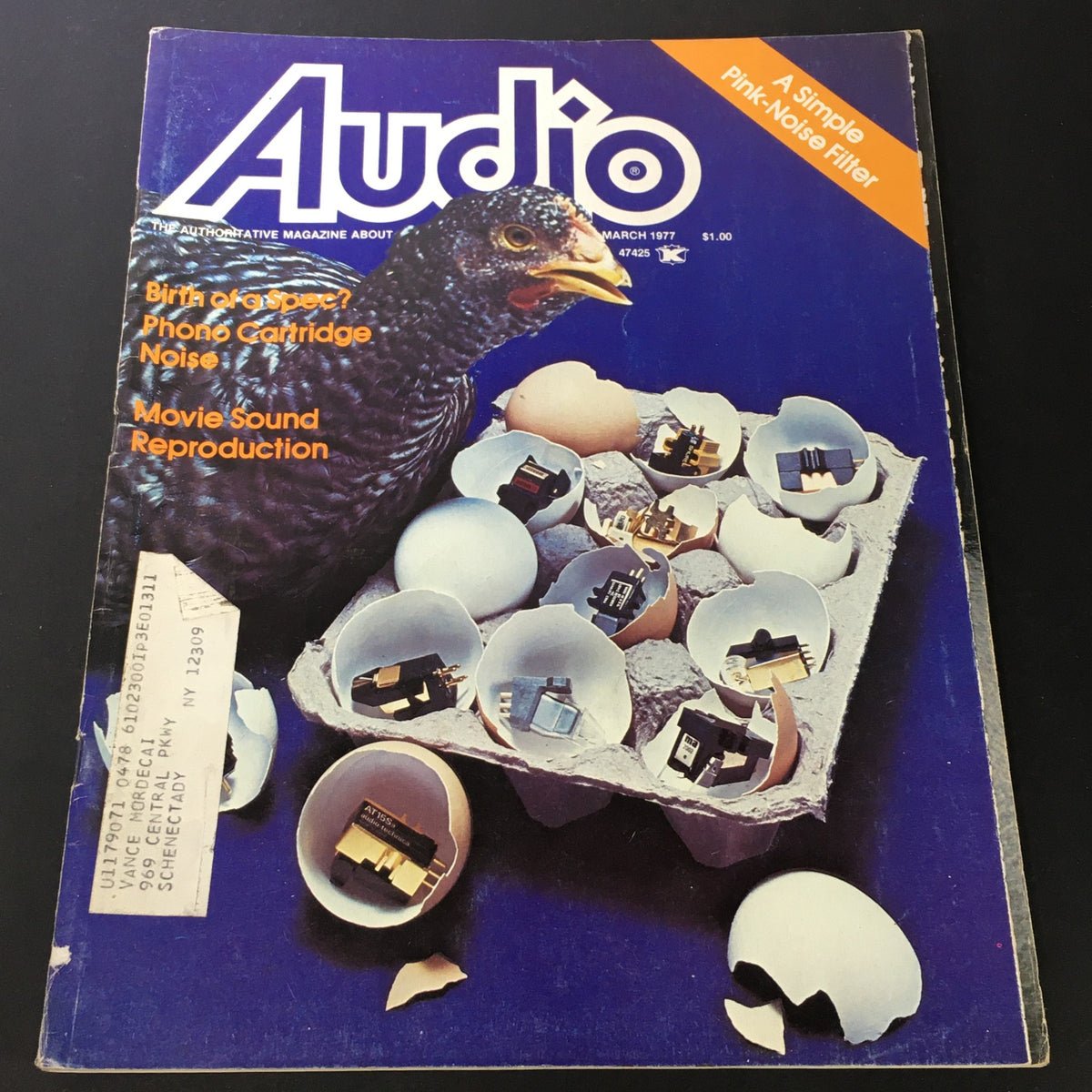 Vintage Audio Music Magazine March 1977 - Movie Sound Reproduction / Phono Cartridge