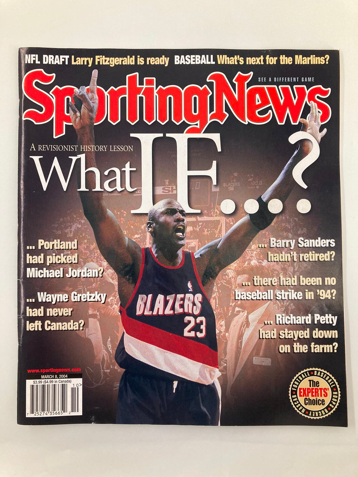 The Sporting News Magazine March 8 2004 Michael Jordan Wayne Gretzky No Label VG