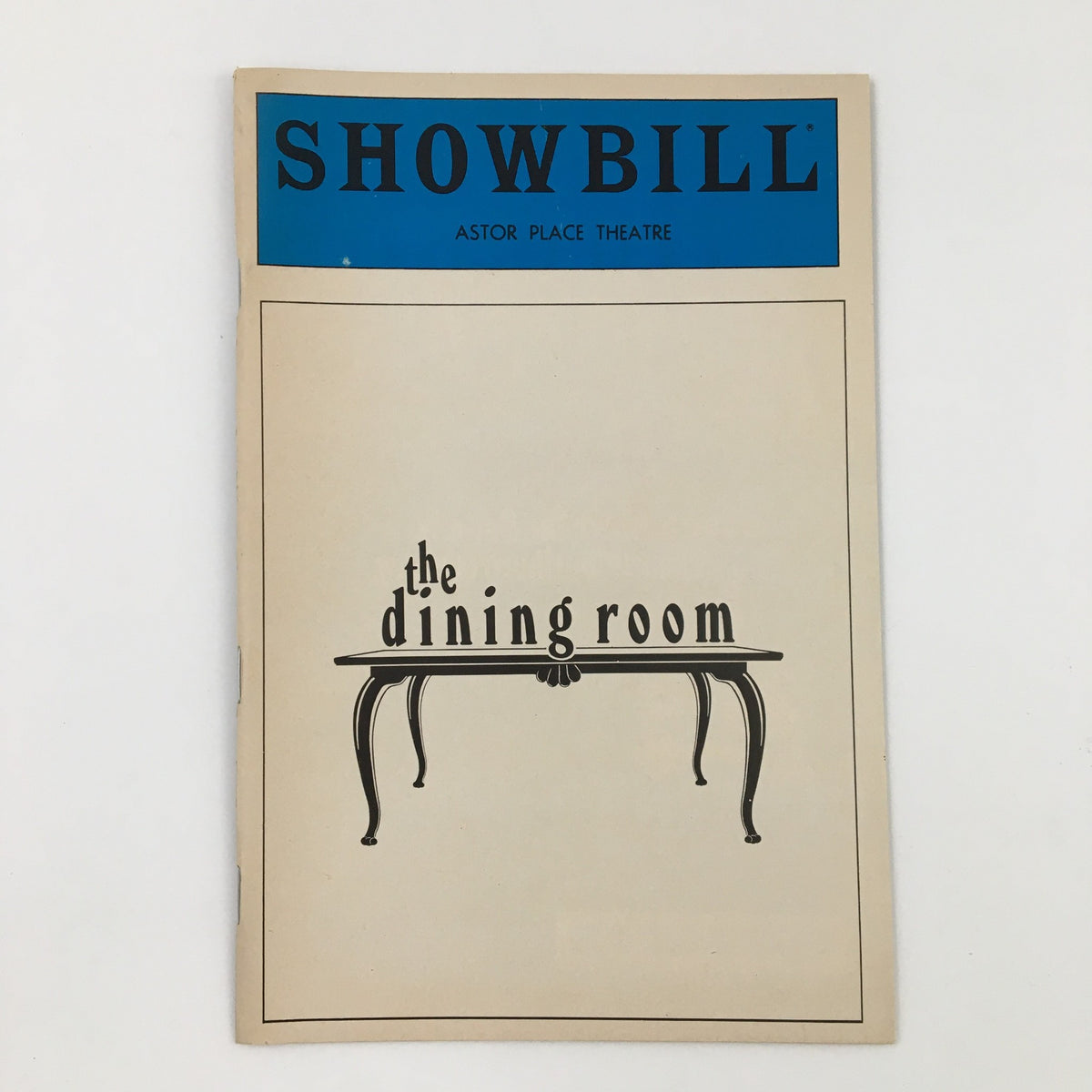 1982 Dining Room Showbill - Astor Place Theatre