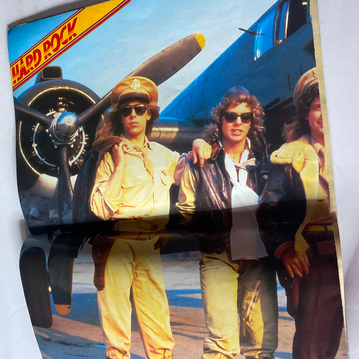 Vintage Hard Rock Magazine December 1985 Vince Neil and Kiss w Centerfold No Label