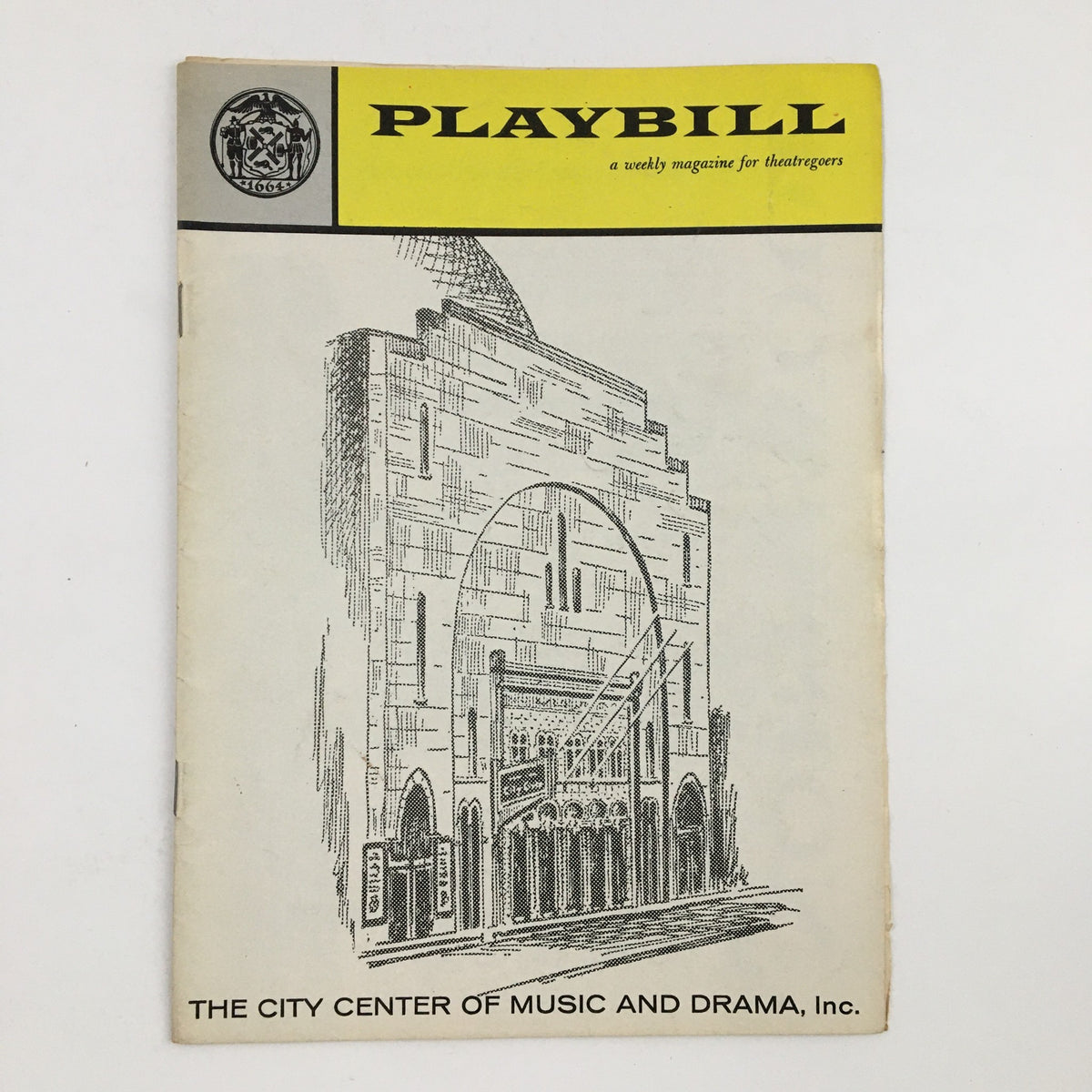 Cover of the 1959 Playbill for The City Center of Music and Drama Present The Still Point Musical featuring a vintage theater illustration.