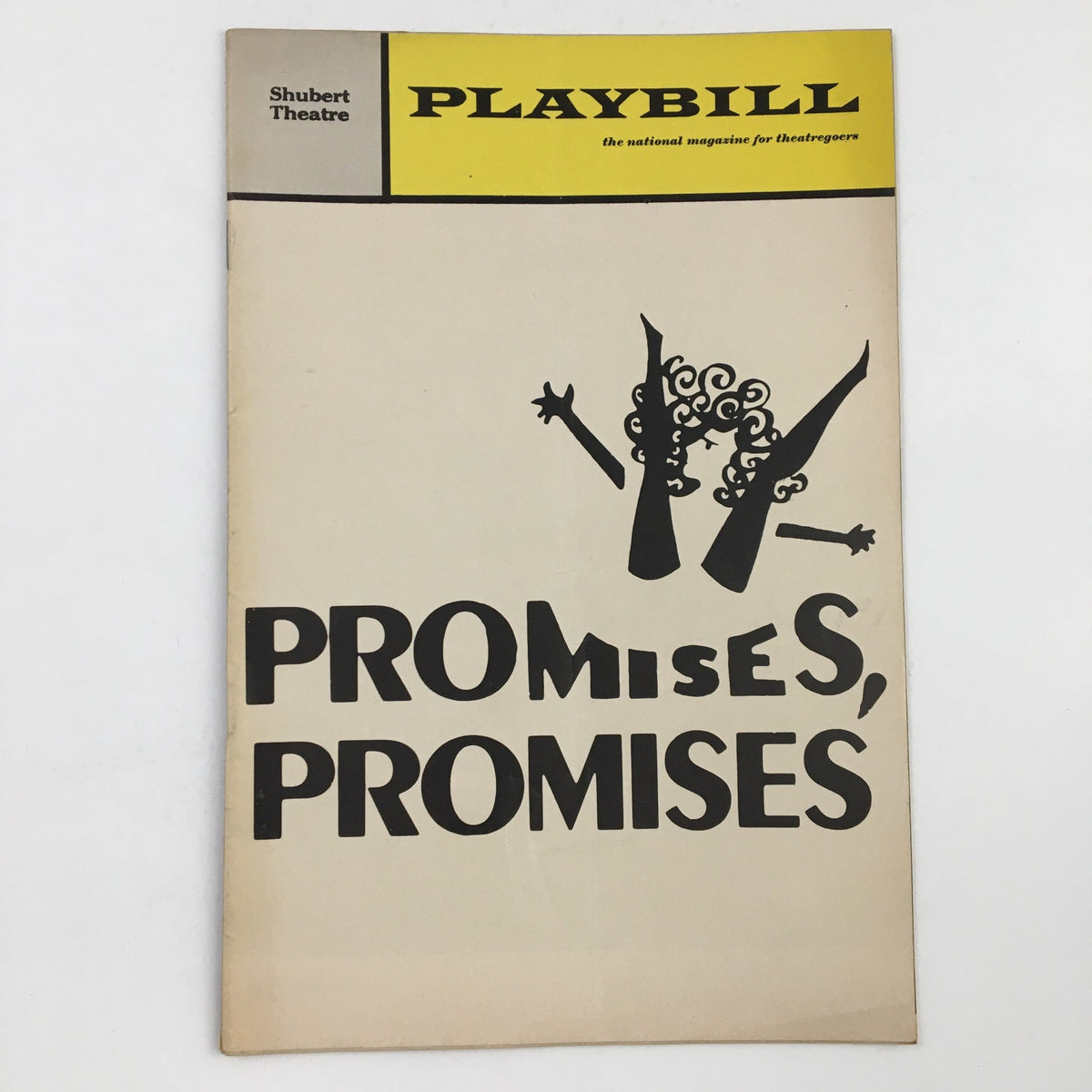 1969 Playbill for Promises, Promises at the Sam S. Shubert Theatre, featuring a bold design and iconic title.