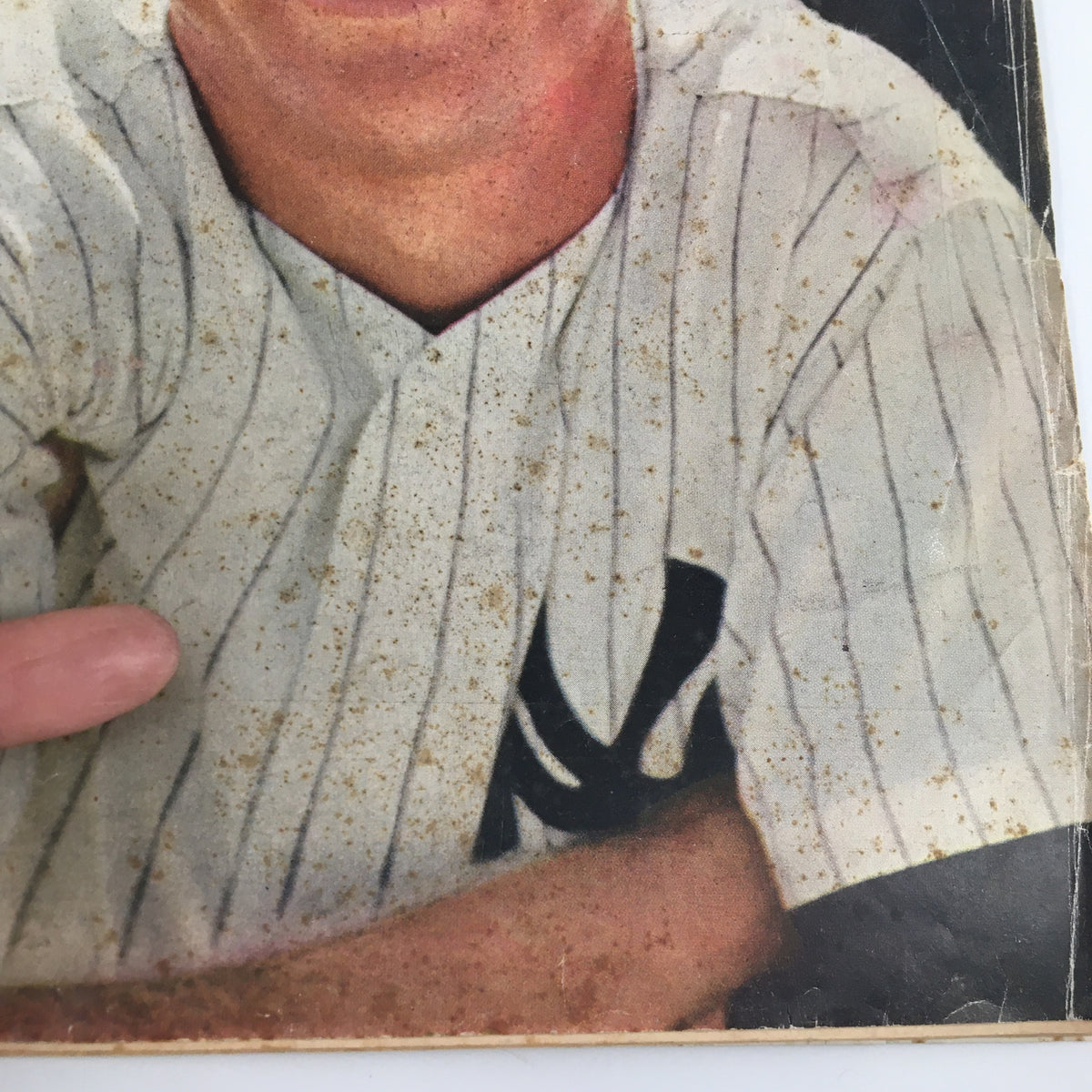 Another angle of the July 2, 1962 Sports Illustrated magazine cover featuring Mickey Mantle, highlighting his Yankees jersey and capturing the vintage essence of the magazine.