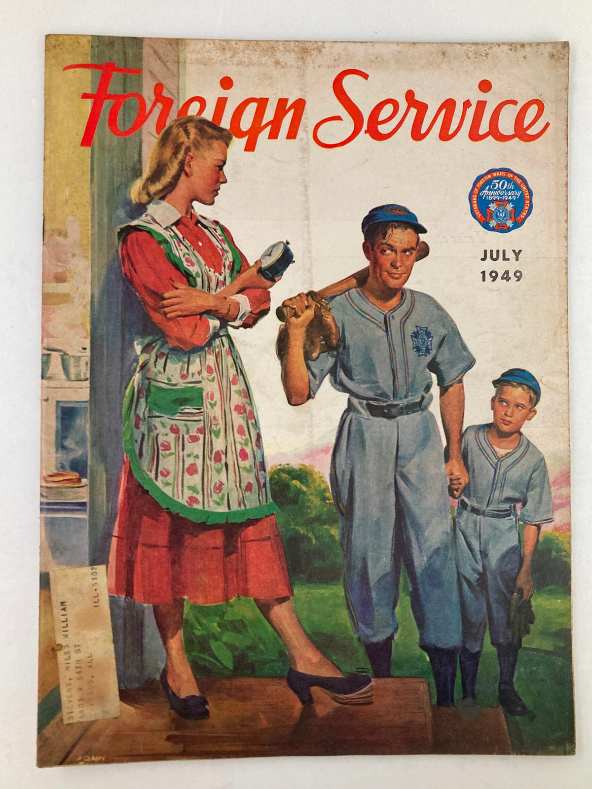 Vintage Foreign Service Magazine July 1949 Vol 36 #11 Juvenile Delinquency