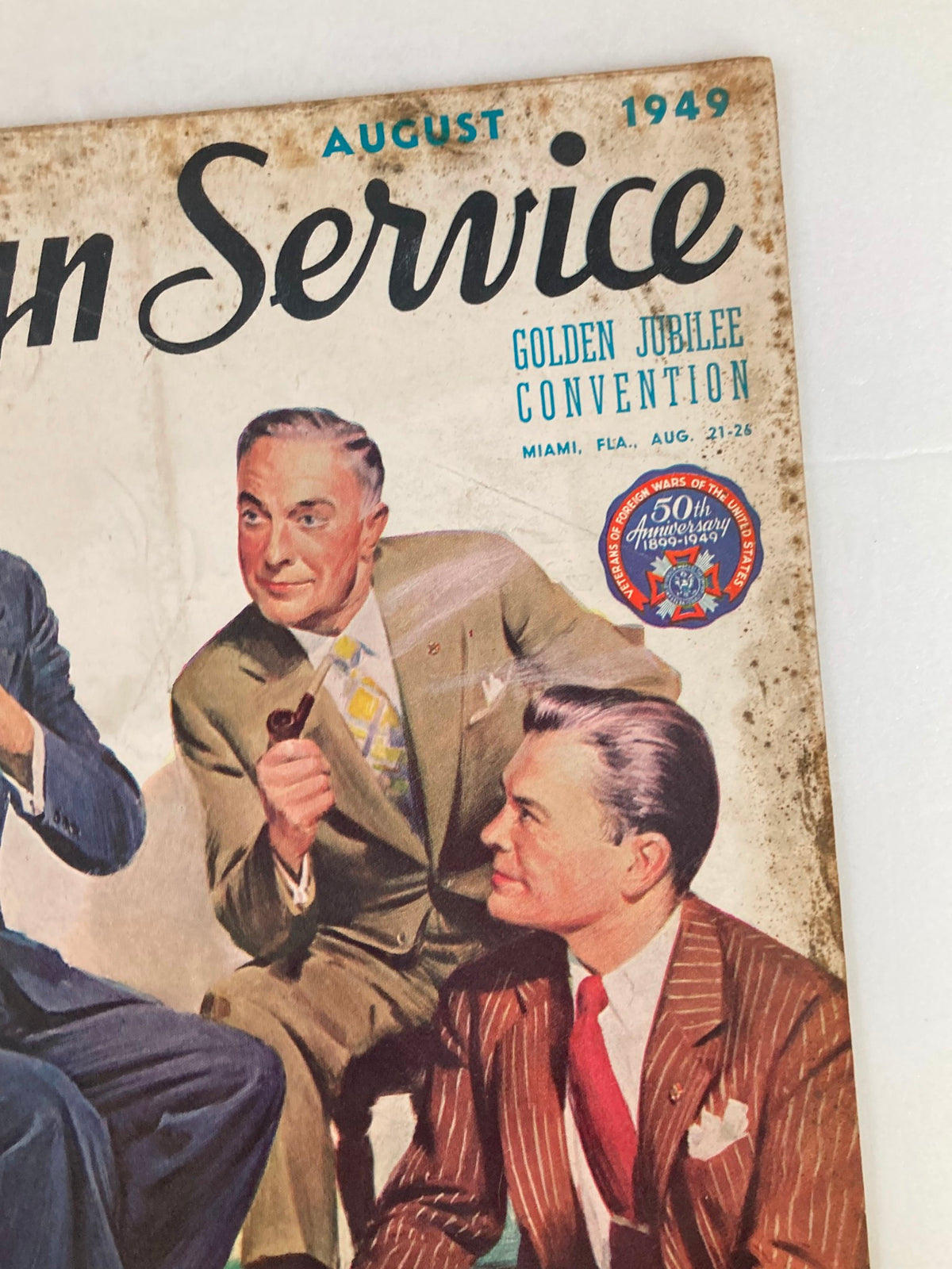 Vintage Foreign Service Magazine August 1949 The Veterans of Foreign Wars Story