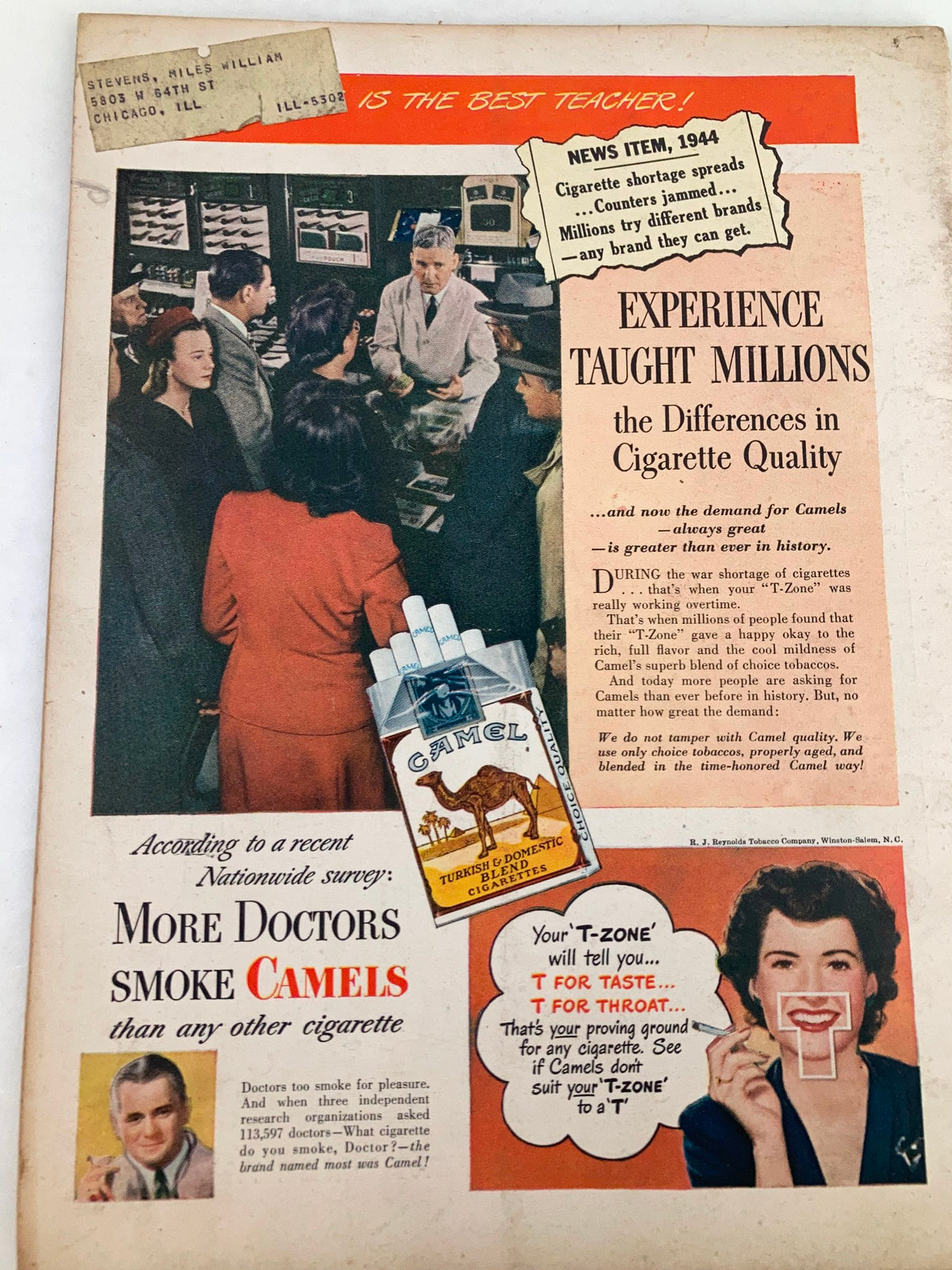 Vintage Foreign Service Magazine March 1947 Vol 34 #7 One Soldier's Plan