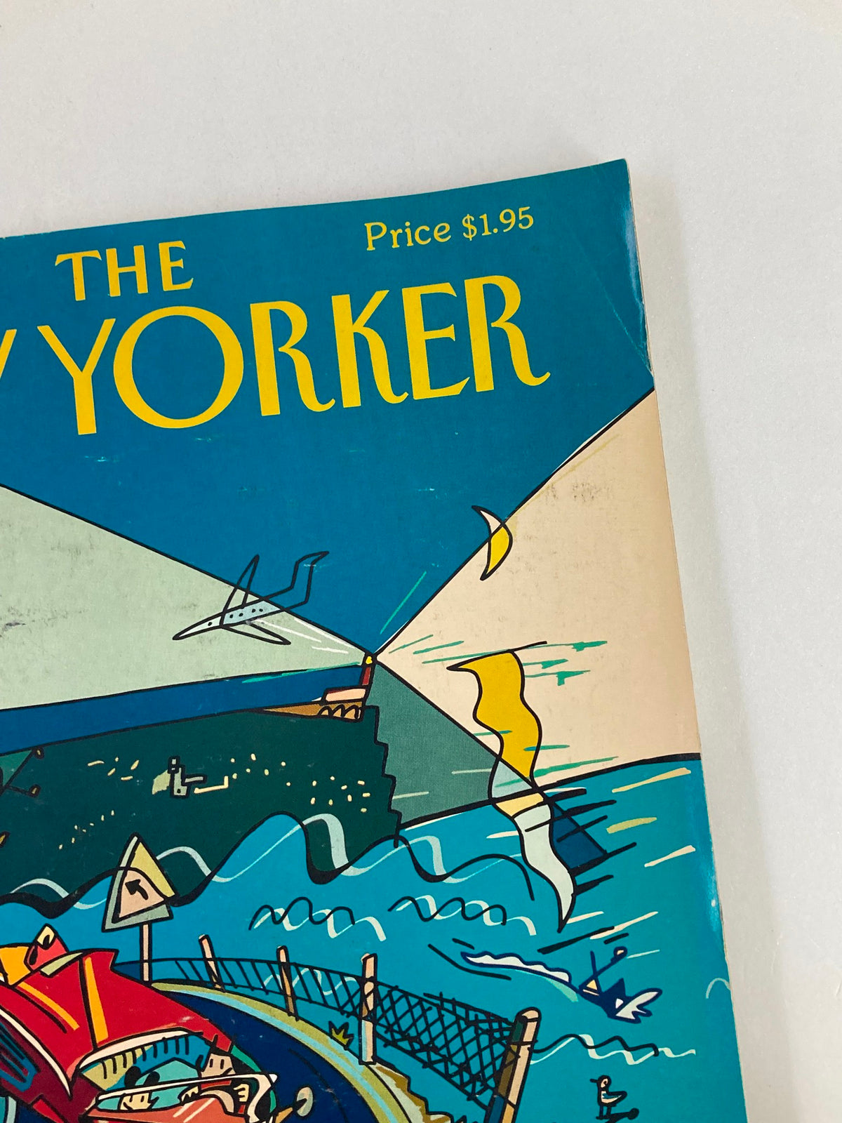Close-up view of the cover of The New Yorker Full Magazine August 9 1993 highlighting the magazine title and price.