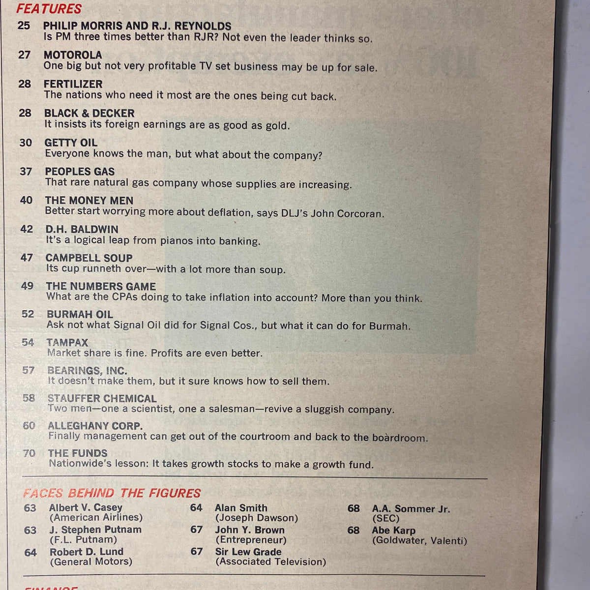 Forbes Magazine March 1, 1974 Getty Oil The Company That J. Paul Built VG