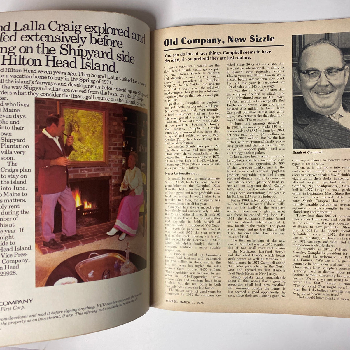 Forbes Magazine March 1, 1974 Getty Oil The Company That J. Paul Built VG