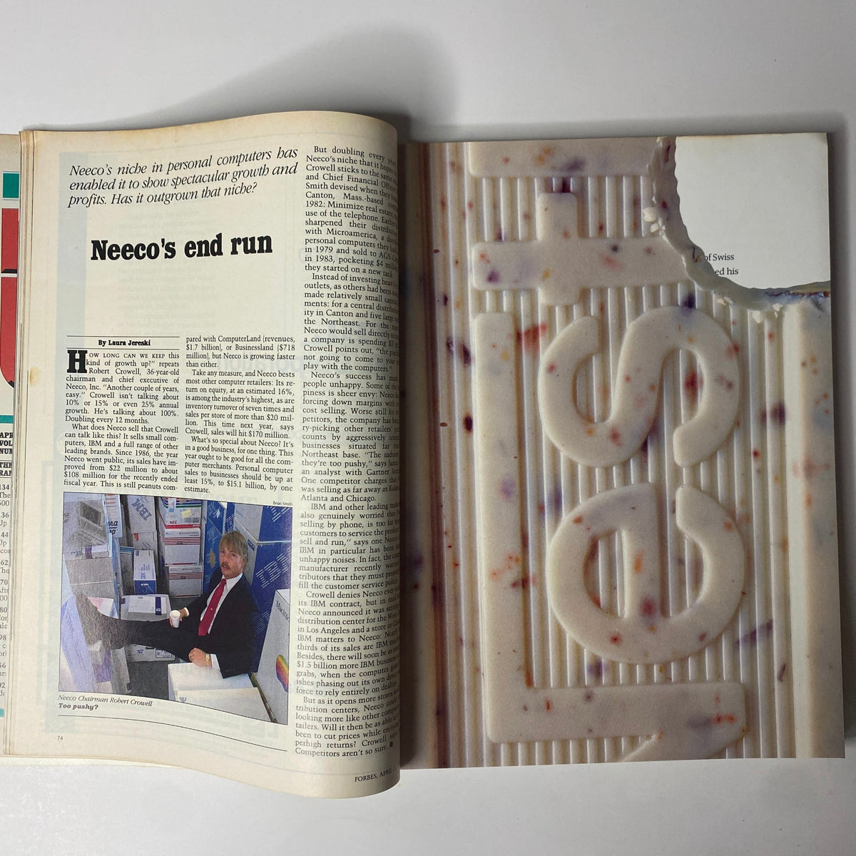 An article from the 1988 Forbes Magazine discussing Neeco's business strategies and market position, showcasing insights from that era.