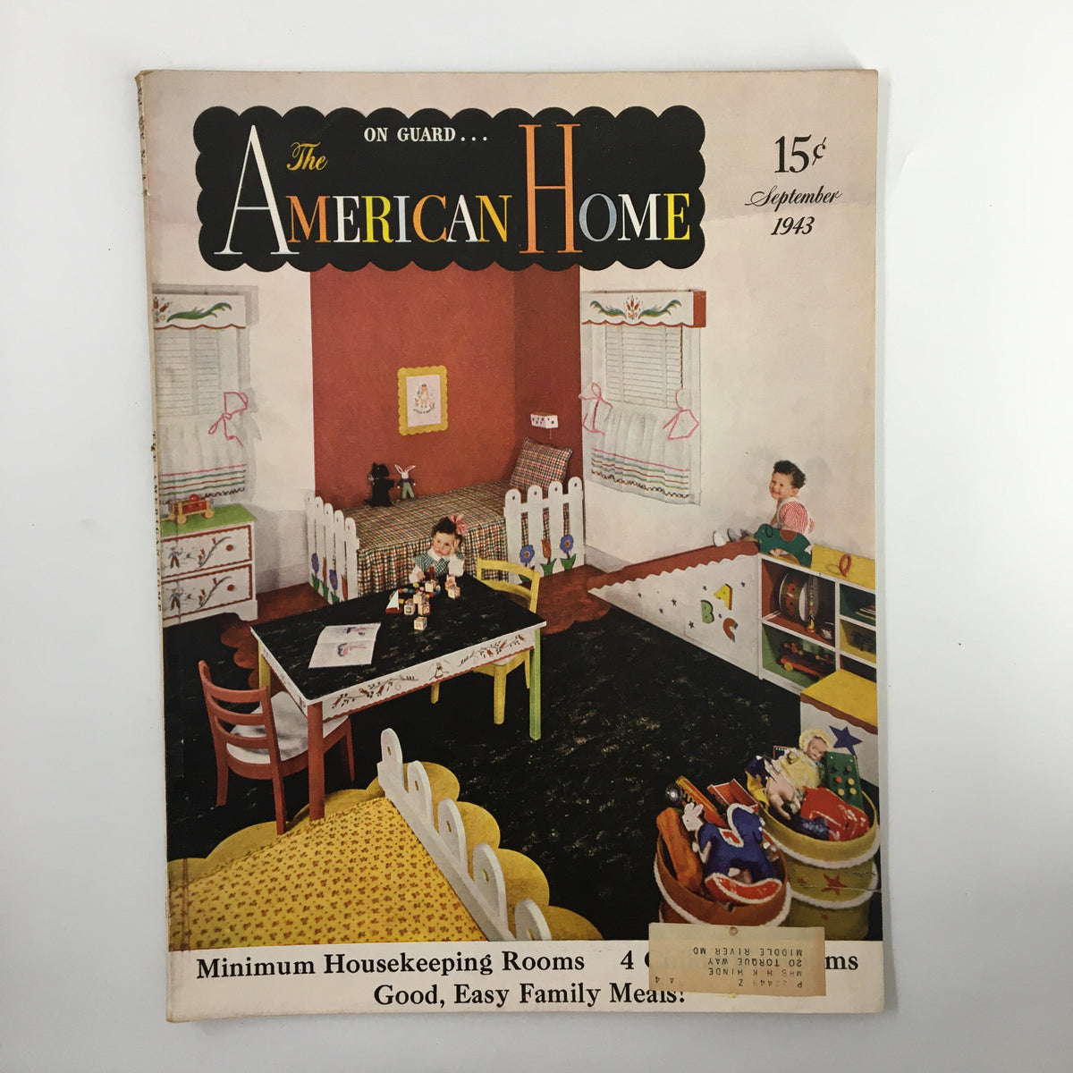 Vintage The American Home Magazine September 1943 Decorating Tricks for Renters
