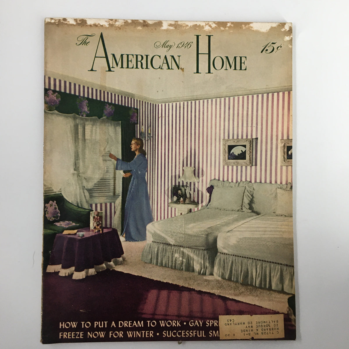 Vintage The American Home Magazine May 1946 Home of Miss Hughena Fraser