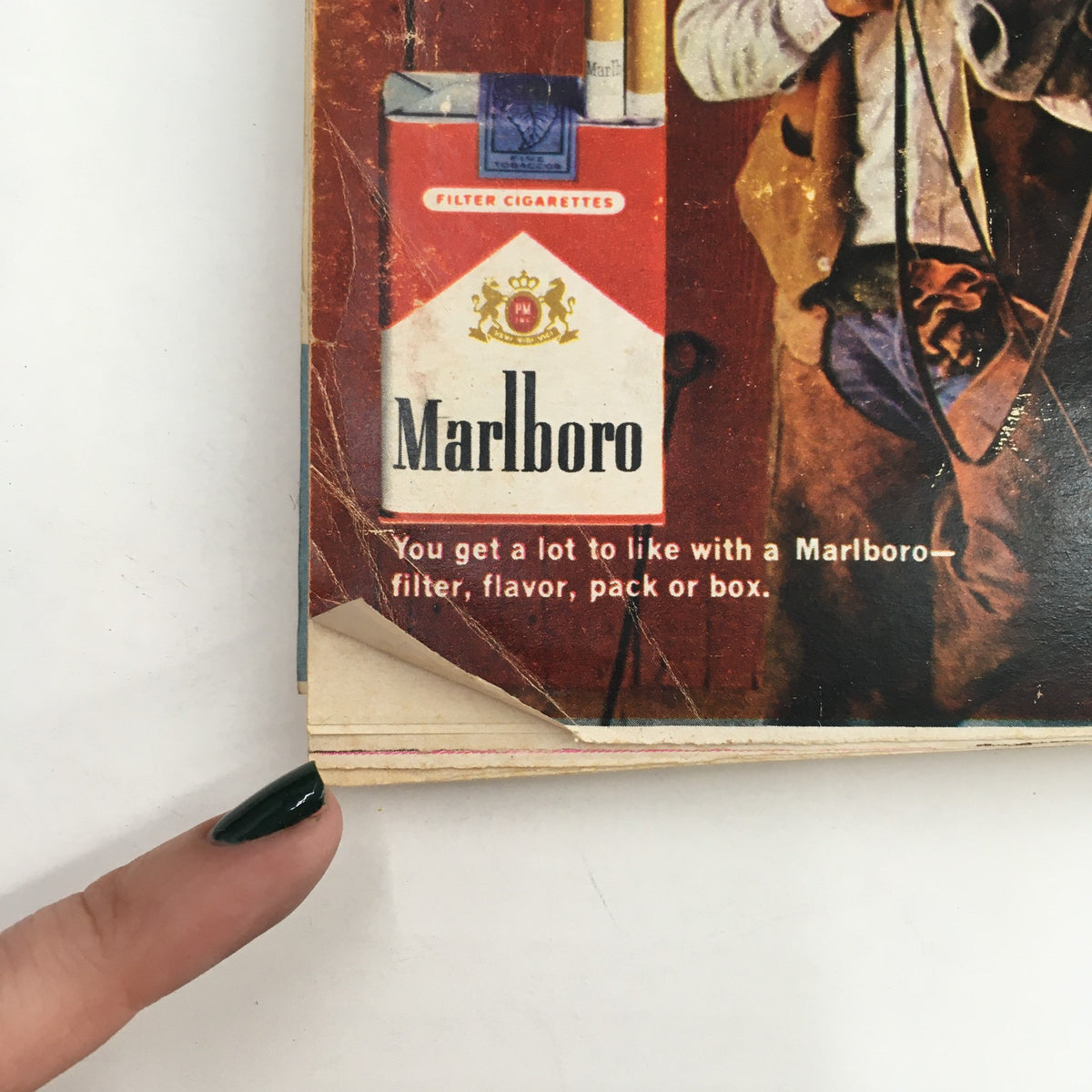 Back cover of TV Guide Magazine January 15 1966 displaying an advertisement for Marlboro cigarettes, reflecting mid-20th century advertising.