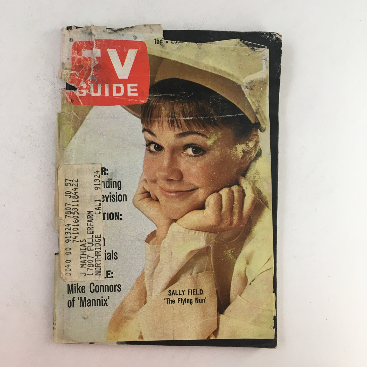 Cover of TV Guide September 30, 1967, featuring Sally Field as 'The Flying Nun', showcasing the vintage design and condition of this collectible magazine.