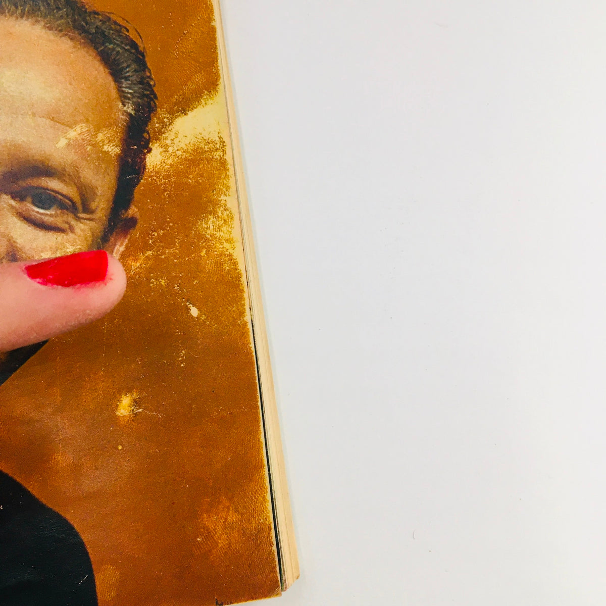 Close-up of the TV Guide October 24 1970 Vol 18 #43 cover, highlighting Don Knotts with a finger pointing to the edge, displaying minor wear typical of vintage magazines.