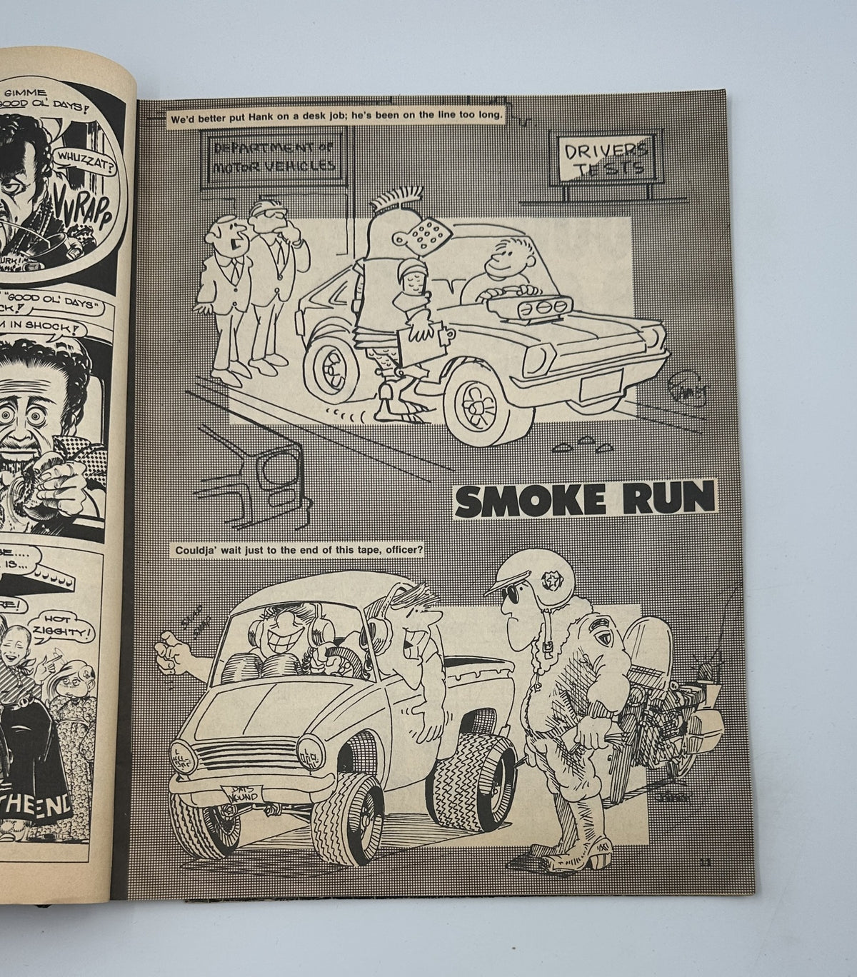 Hot Rod Cartoons Magazine No. 54 September 1973 Gas Shortage Car Humor