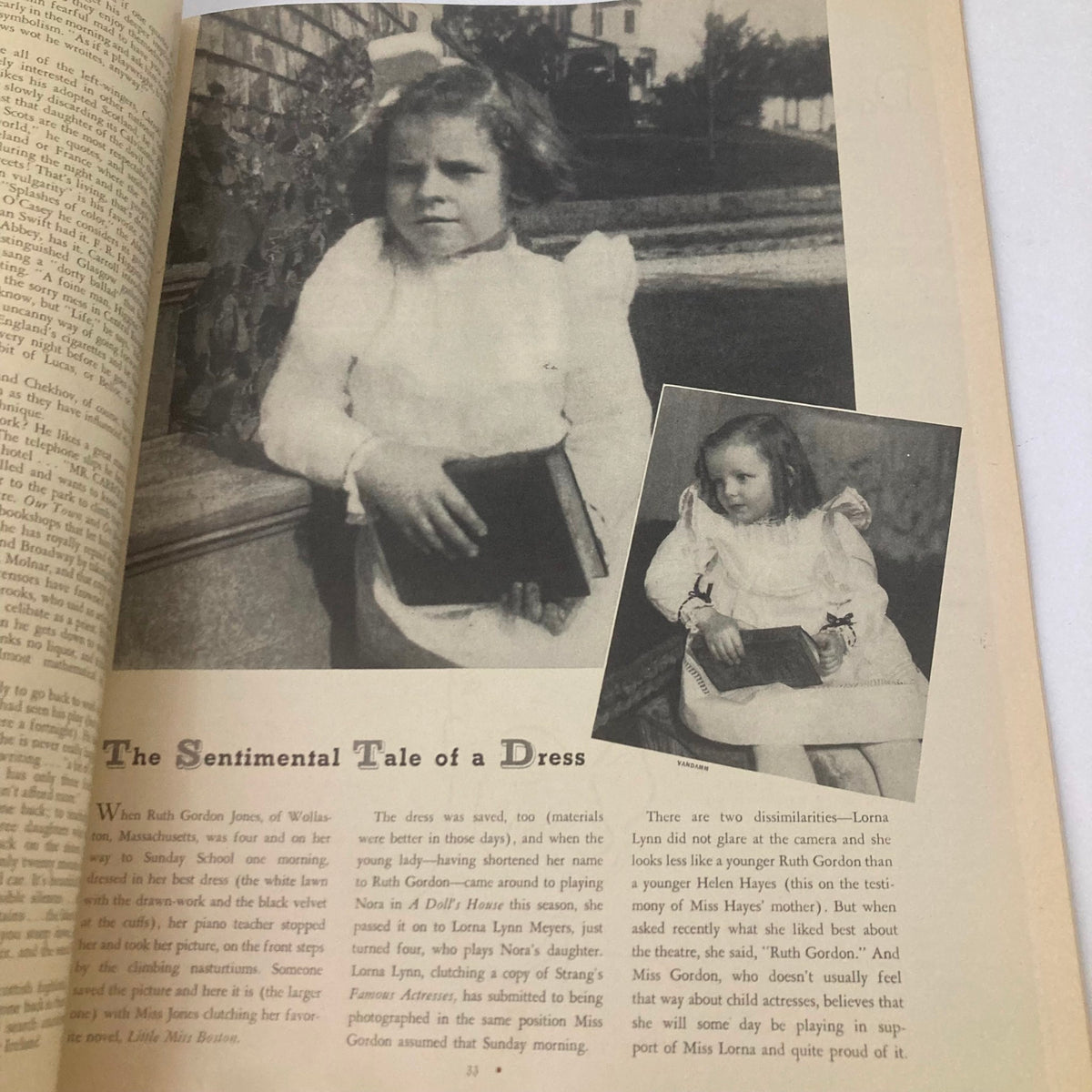 Vintage Stage Magazine May 1938 Lynn Fontanne as Irina Arkadina No Label