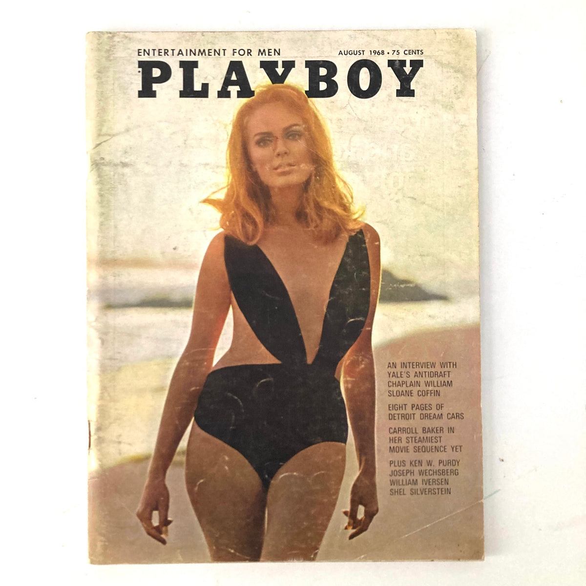 Vintage Playboy Magazine August 1968 Gale Olson w Centerfold No Label