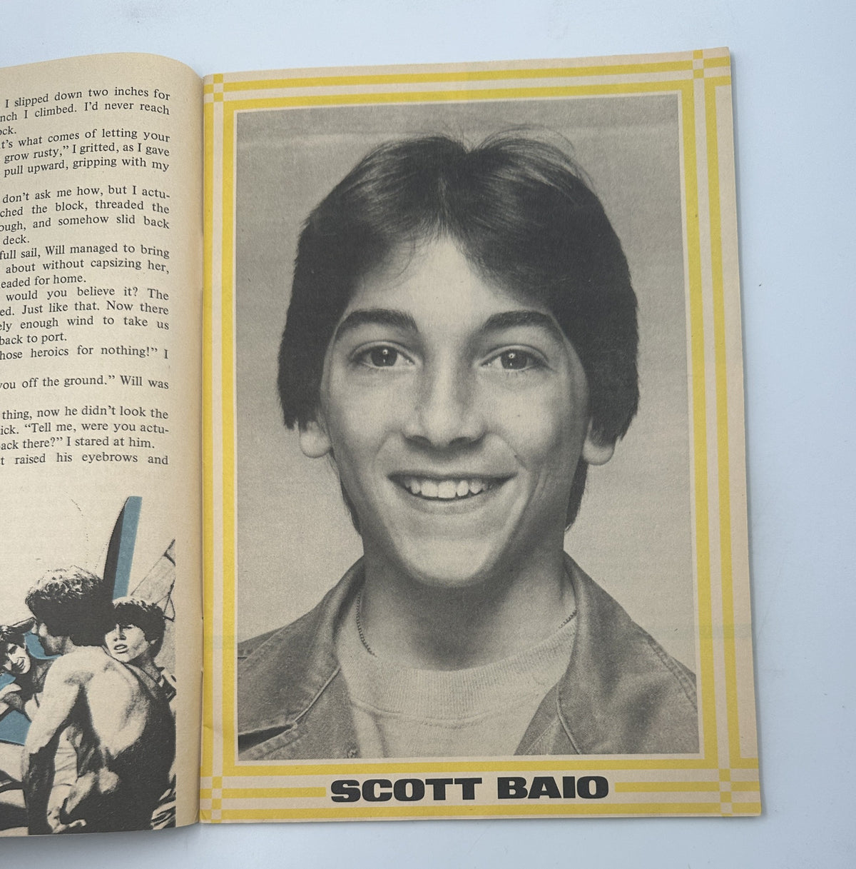 Portrait of Scott Baio featured in Jack and Jill Magazine, June/July 1980, highlighting his youth and charm.
